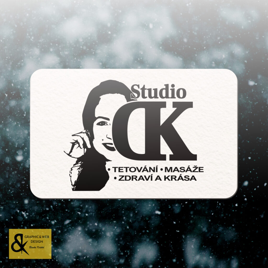 Grafický návrh loga pro klienta - Studio DK